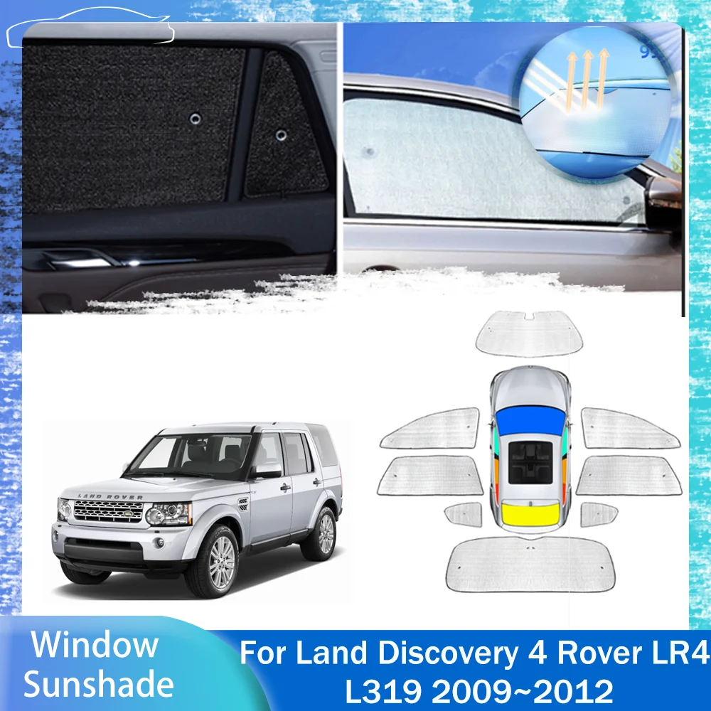 

Для Land Discovery 4 Rover LR4 L319 2009 ~ 2012 2010 2011 солнцезащитный козырек в виде świetlika, боковое окно, лобовое стекло, солнцезащитный козырек, аксессуары для зонтиков