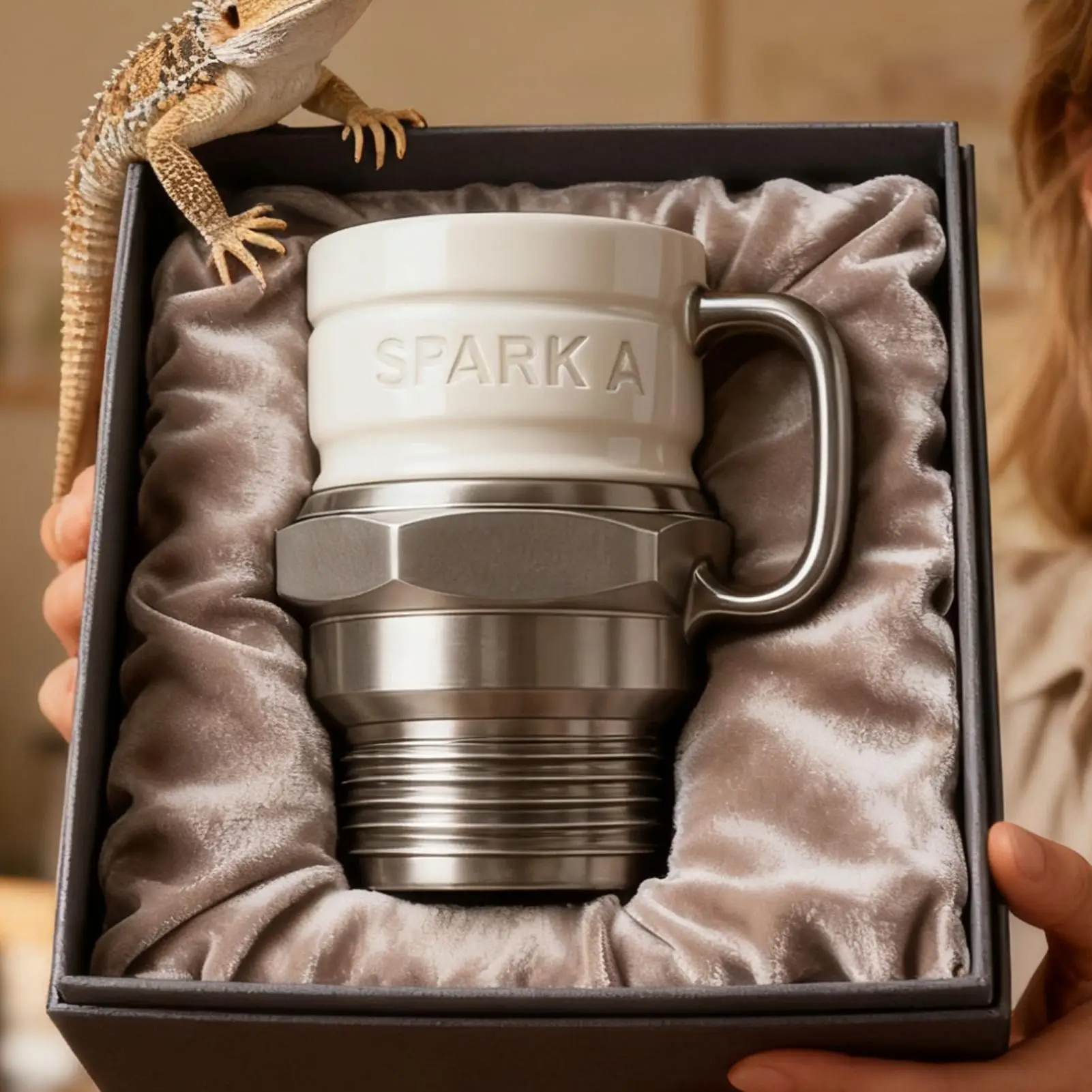 Cartoon Becher Tasse Kreative Sparkplug Kaffeetasse Trinkgeschirr Neuheit Kaffee Milch Tee Trinkgeschirr für Paar Freund Familie