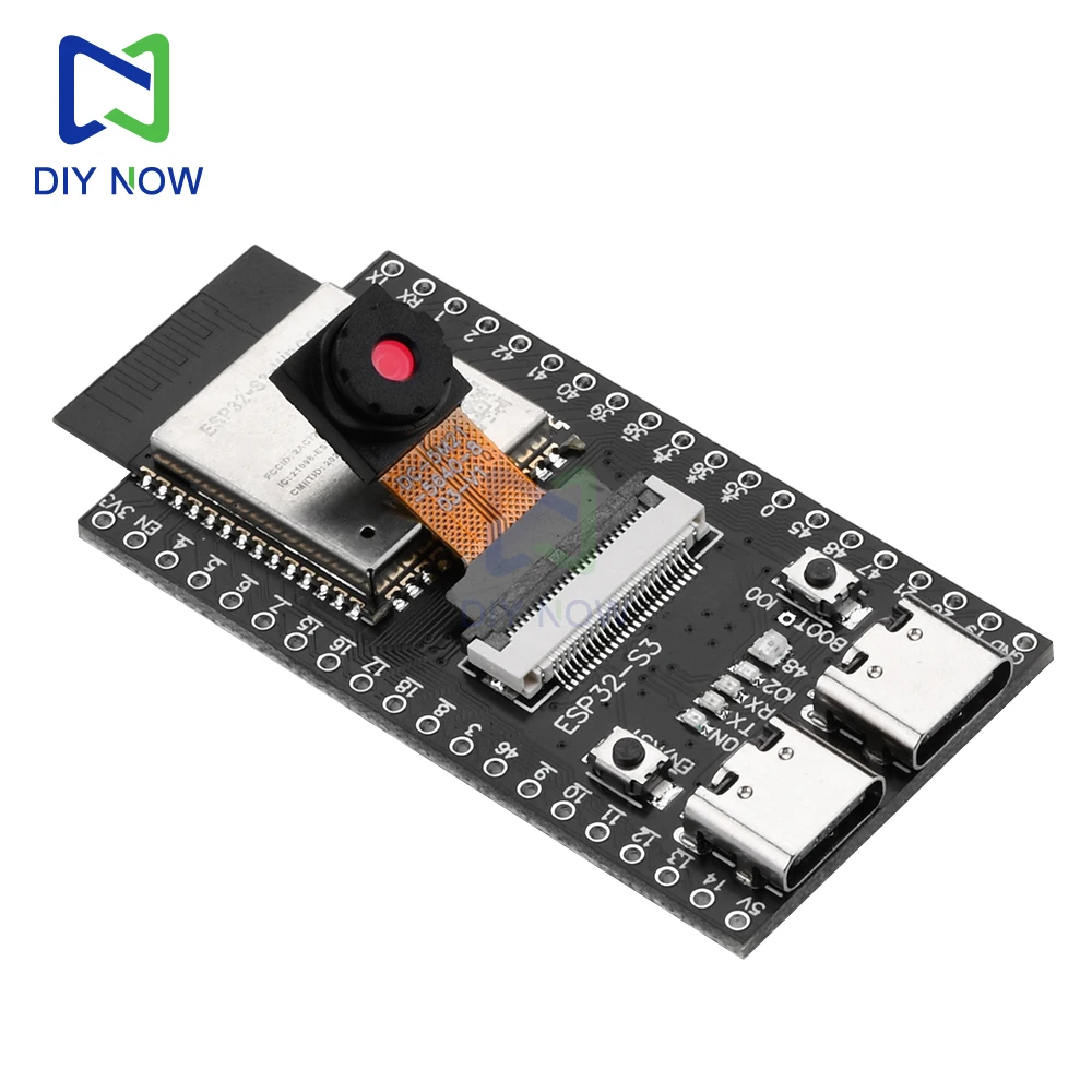 ESP32-S3 CAM development board ESP32-S3 N16R8 dual TYPE-C OV2640/OV5640 Camera WiFi Bluetooth module onboard