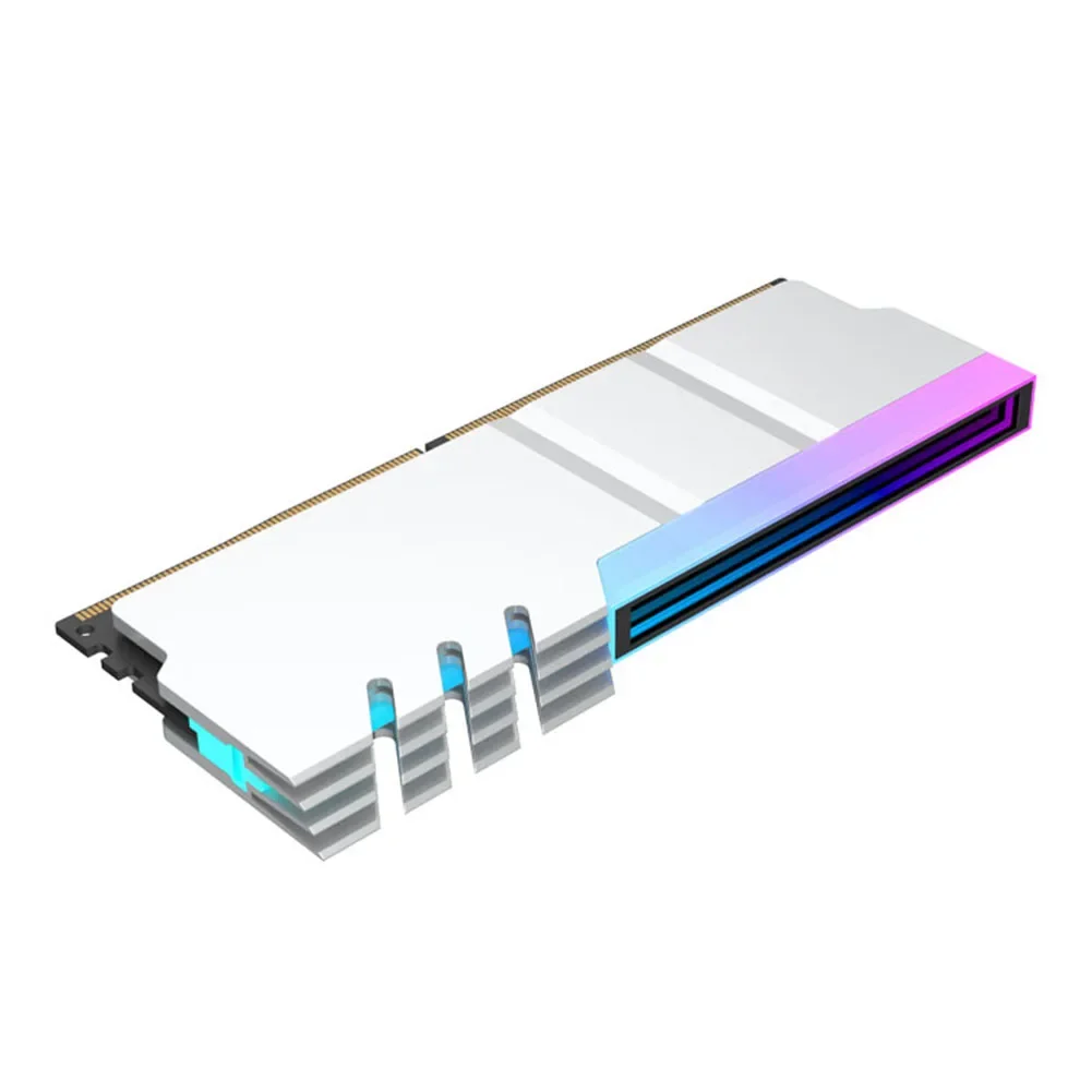 Радиатор для оперативной памяти DDR4, радиатор для компьютера, тип DDR5, 5 В, 3 контакта, синхронизация AURA, термостойкий, из алюминиевого сплава, компьютерные аксессуары