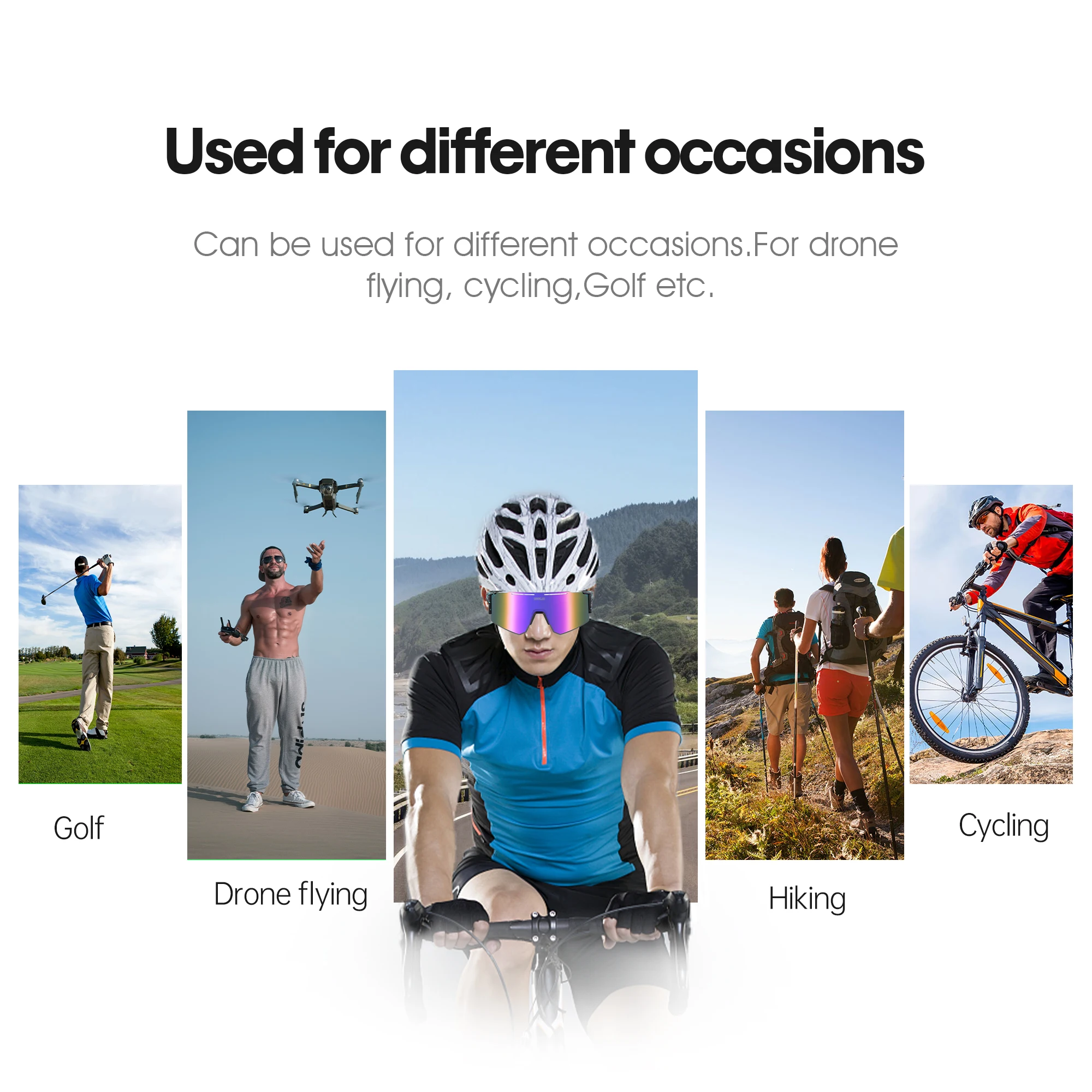 نظارات طيران بدون طيار مضادة للوهج ، نظارات طيران خارجية ، حماية العينين ، مناسبة لـ DJI Avata 2 ، Mini 3 ، 4 PRO ، Mavic 3 ، Air 3 2S ، نظارات طيران