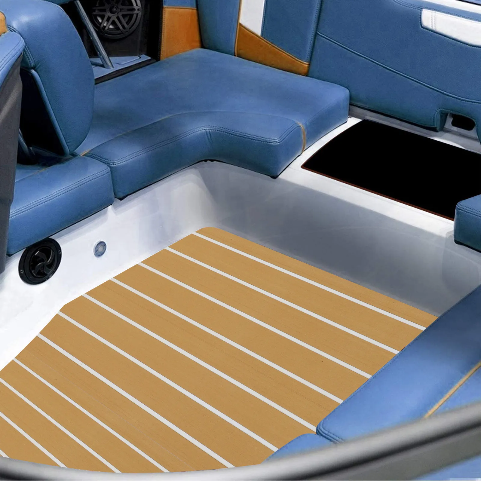 

Рулонный самоклеящийся противоскользящий коврик из ЭВА-пены под тик для палубы лодки, декоративное напольное покрытие для яхт, морской декоративный мат