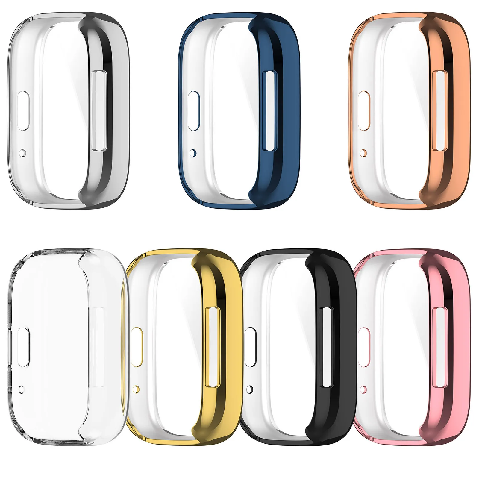 Funda protectora para Xiaomi Redmi Watch 3, Protector de pantalla completa de Tpu activo para Redmi watch3 lite, accesorios, carcasa