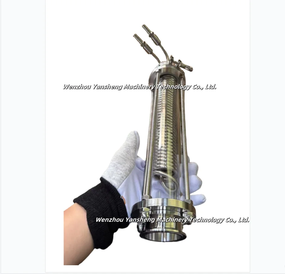 High quality stainless steel glass 2 inch cooling coil distillation tower view 4