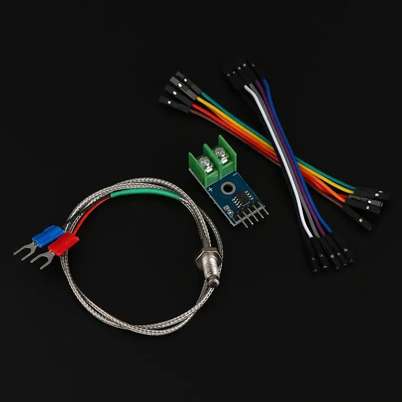 Módulo TSTARDEV MAX6675 + Sensor de termopar tipo K + Fio MAX6675ISA KIT 3-5V Módulo de termopar tipo K