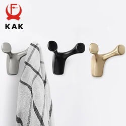 KAK Wall Hanging Hook Zinc Alloy Horns Hanger Rack for Hanging Clothes Hat Coat Key Wall Hooks for Porch Bathroom Wall Decoratio