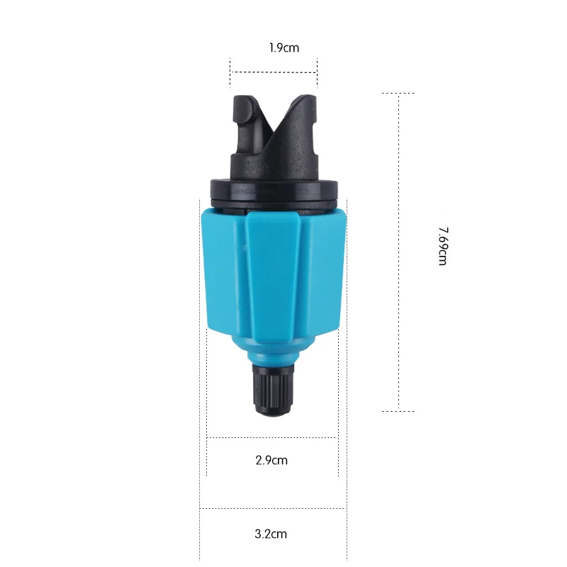 ISURE MARINE Inflatable SUP Pump Adaptor Compressor Paddle Board Pump Adapter, Multifunction SUP Valve Adapter