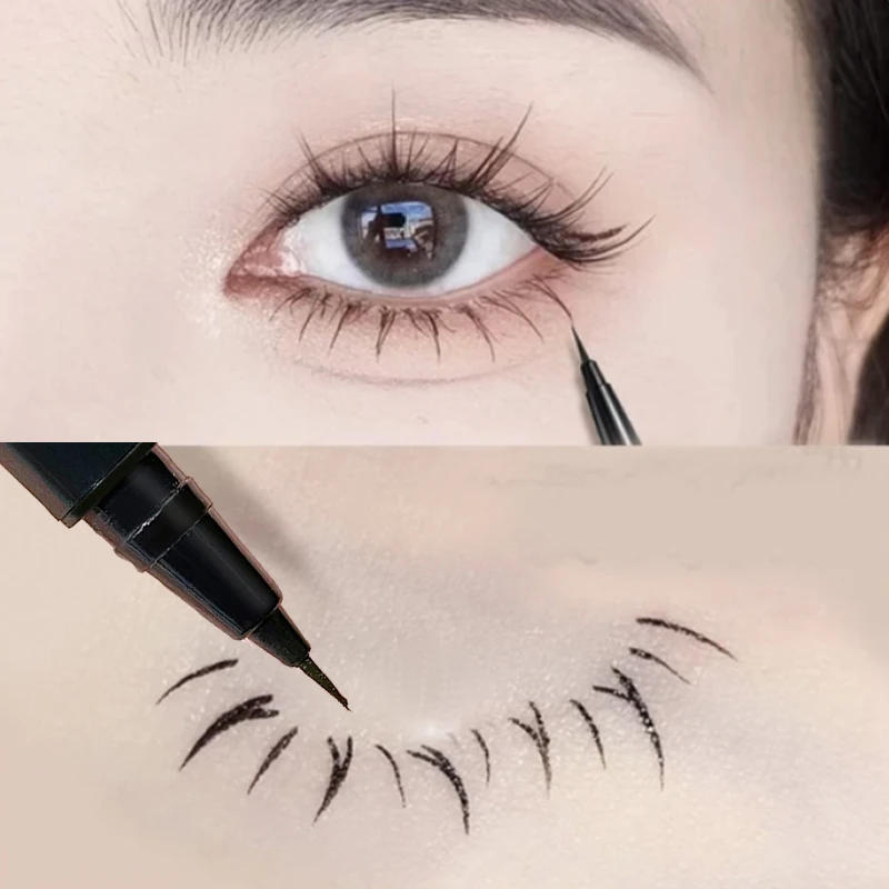 Black Brown Liquid Eyeliner Pencil Quick Drying Waterproof No-blooming Long Lasting Eye Liner Lower Eyelash Eye Makeup Cosmetics