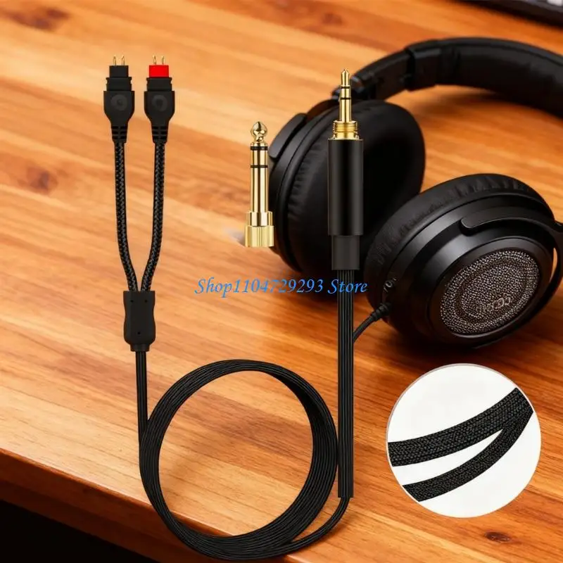 Y2GD – câble Flexible anti-casse, 3.5mm/6.35mm, pour casque HD580, HD600, HD650, HD660, HD660S, clarté du améliorée