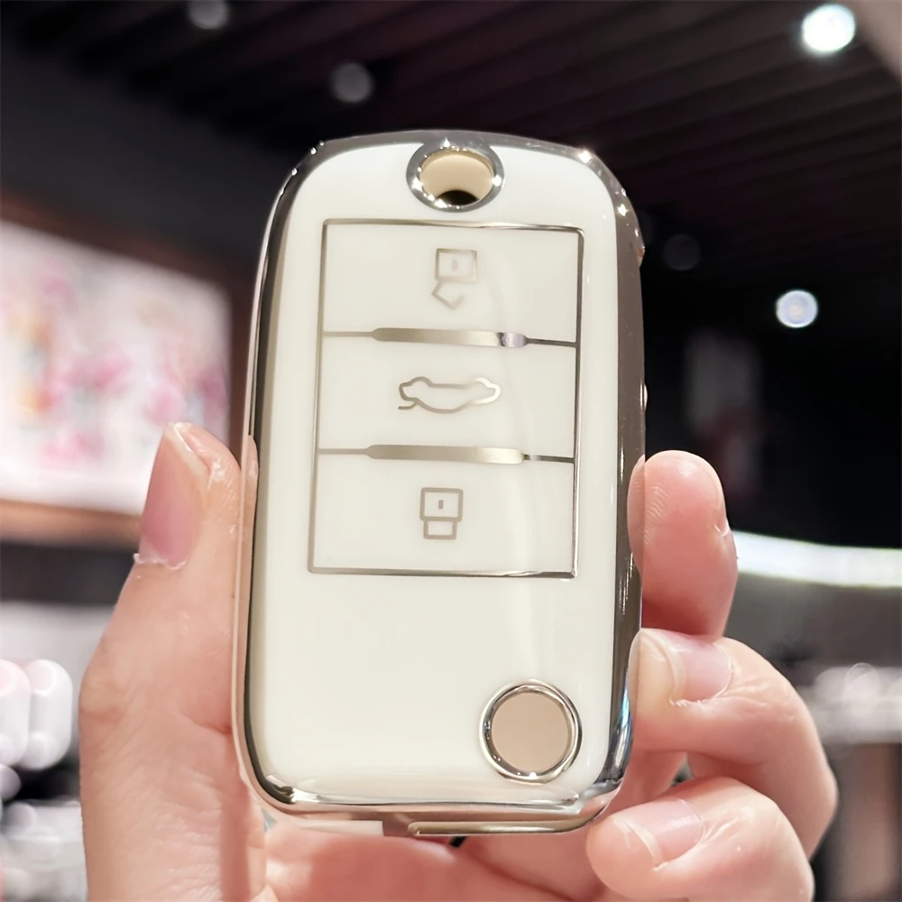 سلسلة مفاتيح السيارة، غطاء مفتاح فوب لـ MG ZS GT GS 350 360 750 W5، لـ Roewe RX5 MG3 MG5 MG6 MG7 غطاء حماية بدون مفتاح ملحقات السيارات #6