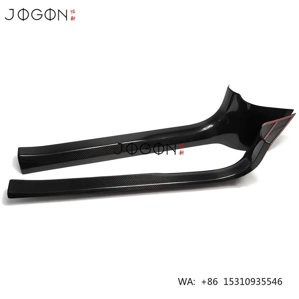 Inner Door Threshold Strip Trim for  C8 Z06 Z51 Stingray 2020-2025 Real Carbon Fiber Interior Accessories