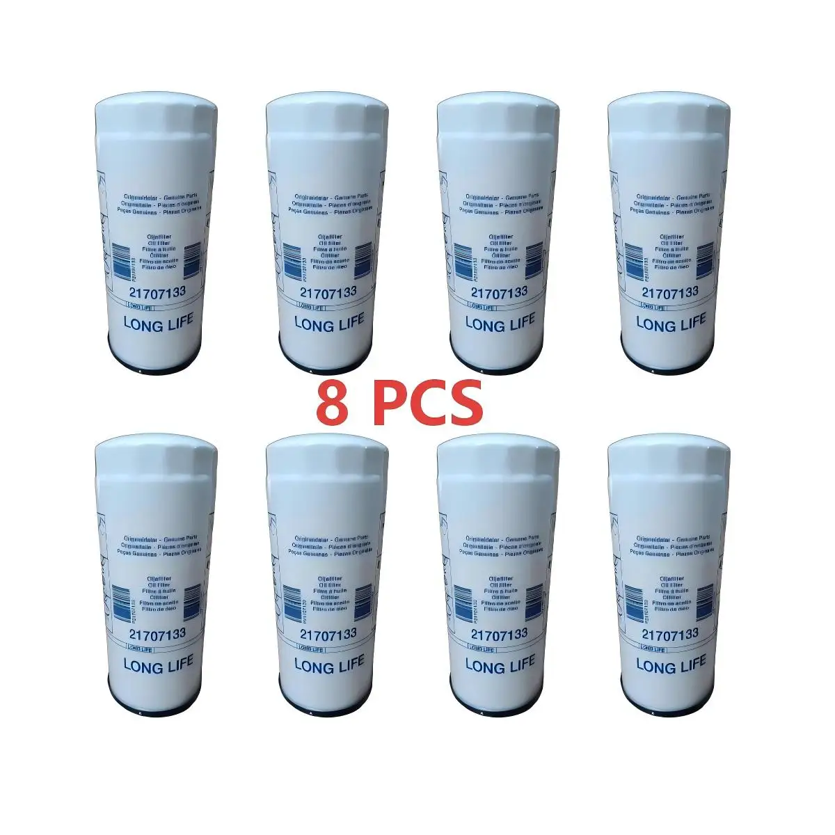 

8 PCS Suitable For Volvo FM FH Truck Oil Filter 21707133 23658092 21170569 478362 478736