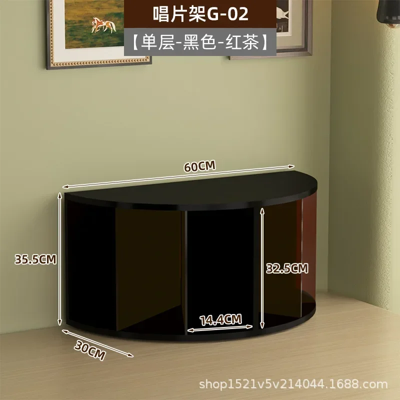 d1  Desk Record Player Rack Vinyl Record Rack Desktop Magazine Book Storage Rack
