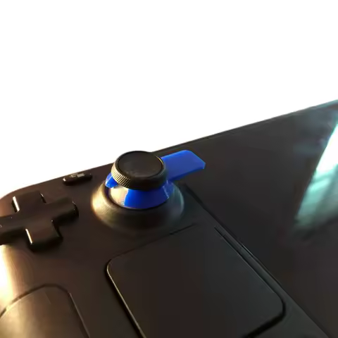 ​Stick Locks 2pcs for Steam Deck Game Console Joystick Holder Anti-drift Protector Black Blue