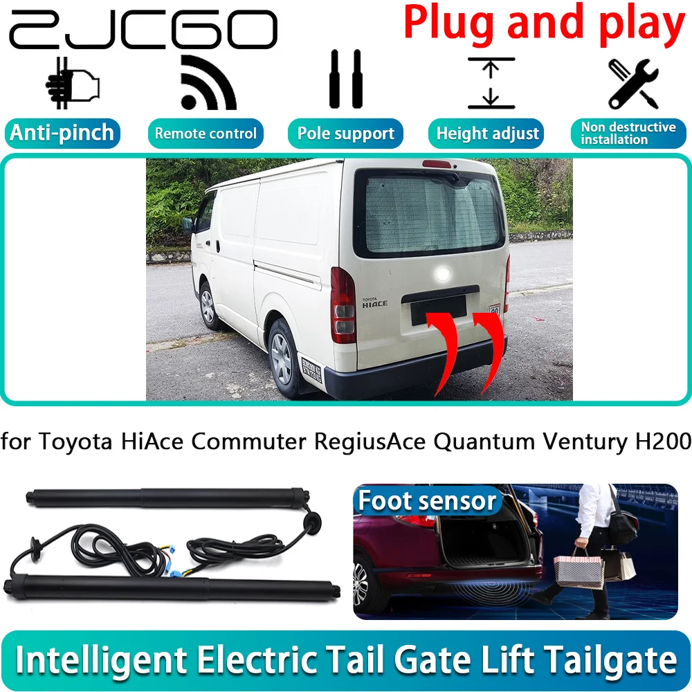 for Toyota HiAce Commuter RegiusAce Quantum Ventury H200 Electric Powered Tailgate Power Liftgate Automatic Tailgate System
