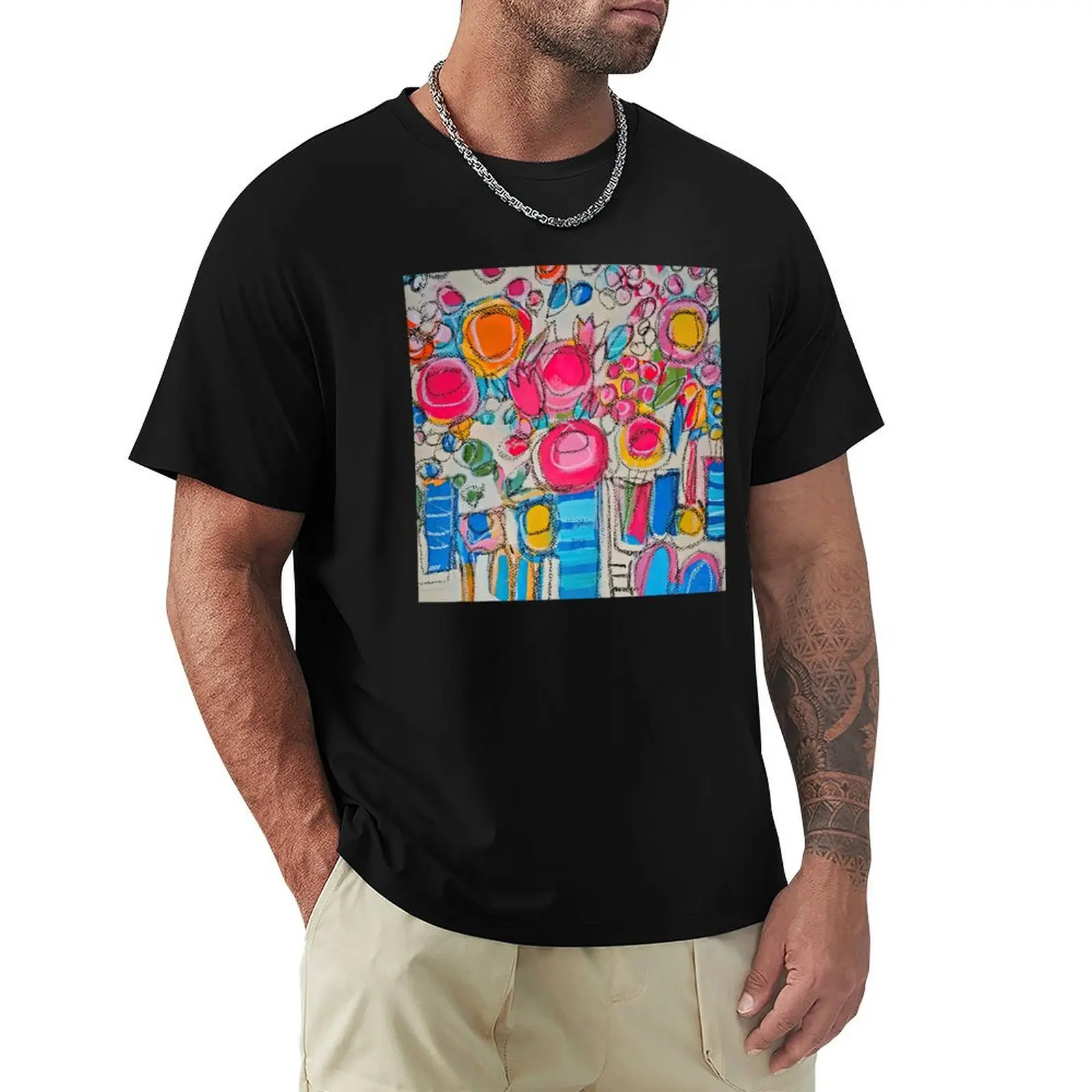 

Flower Shop V T-Shirt Basic Daily Outfit Short Sleeve Tee
