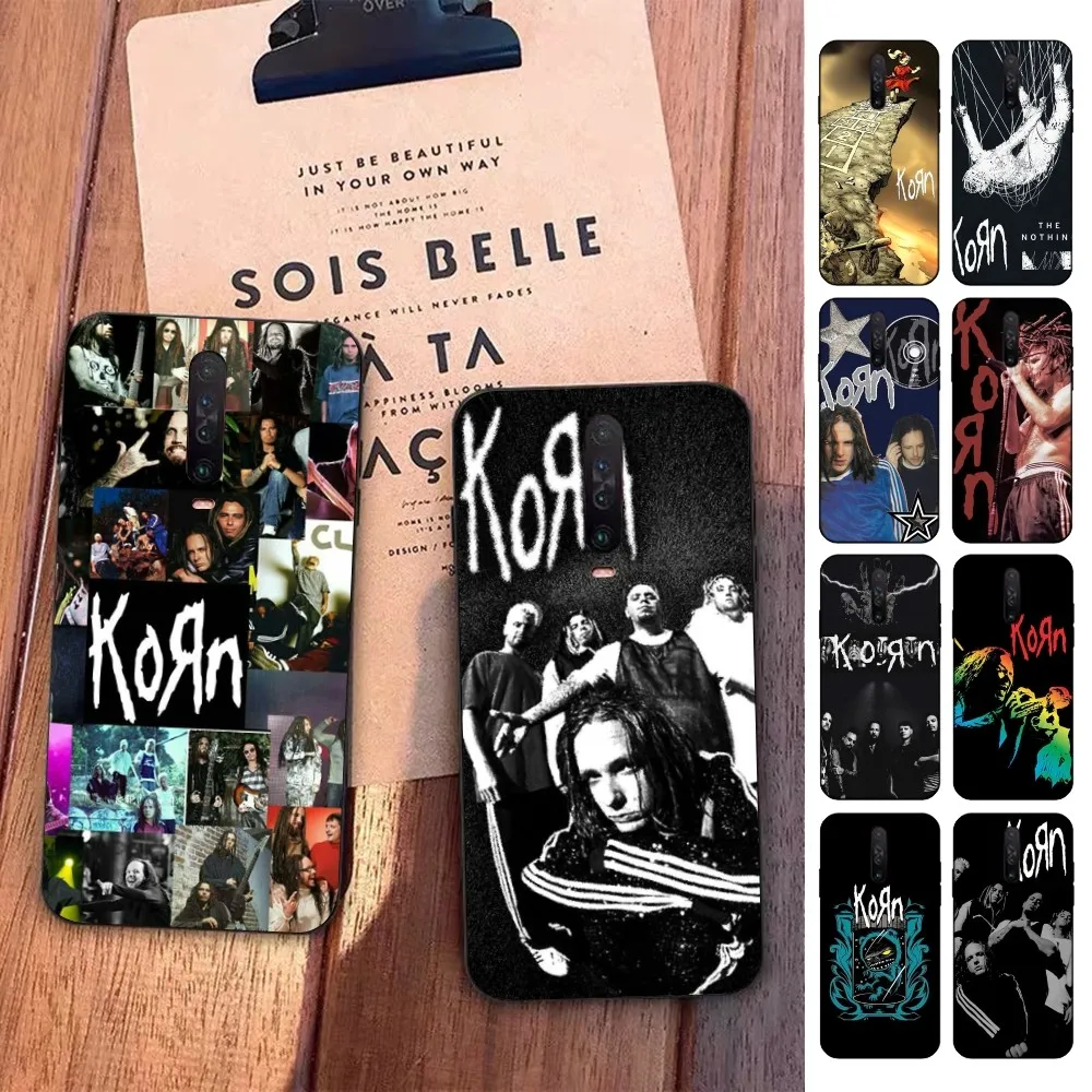 

K-korn Music Hot Band Phone Case For Redmi 5 6 7 8 9 10 Plus Pro 6 7 8 9 A GO K20 K30 K40 Pro Plus F3 Fundas