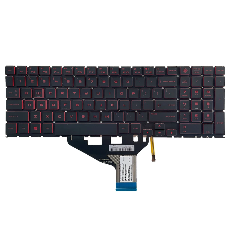 US/RU/SP RGB Backlit Laptop Keyboard For HP OMEN 15-DC 15T-DC 15-DH TPN-Q211 C143