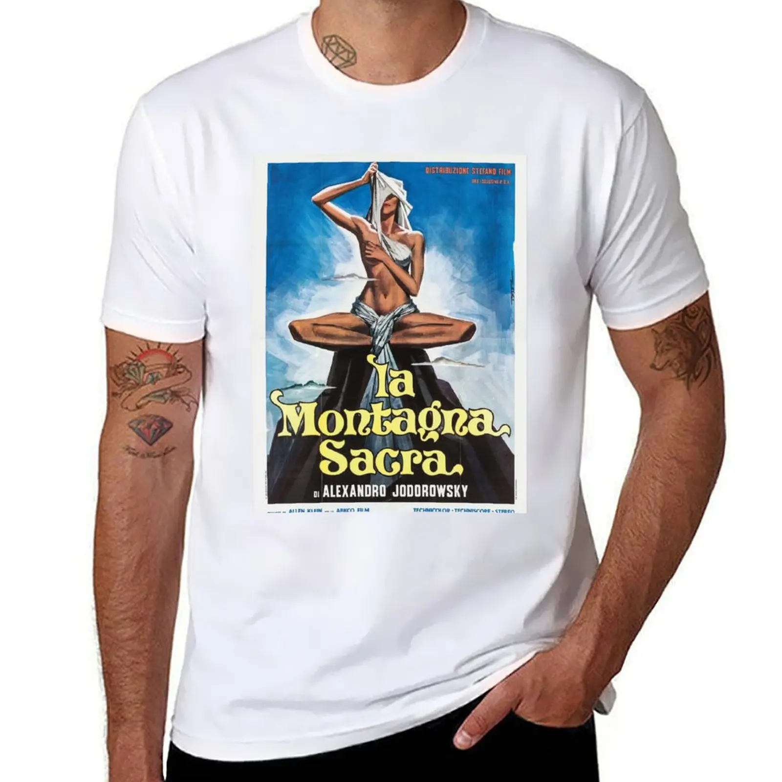 

Alejandro Jodorowsky - The Holy Mountain - Vintage Movie Poster T-Shirt mens graphic t shirts T-Shirt