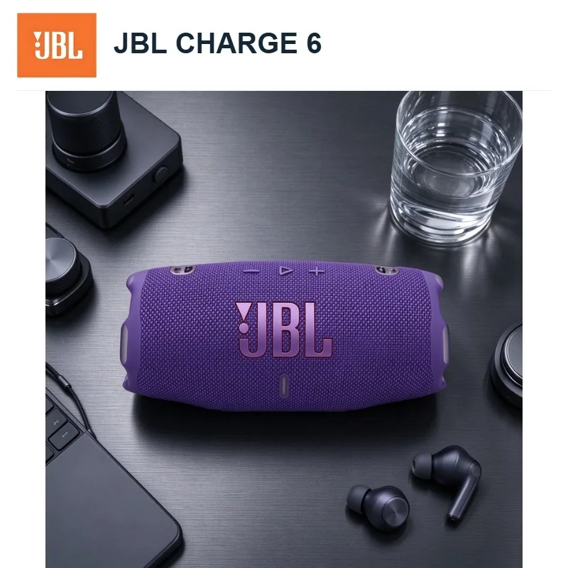 JBL CHARGE6 Powerful Deep Bass Bluetooth Speaker With Strong Bass For Music Party