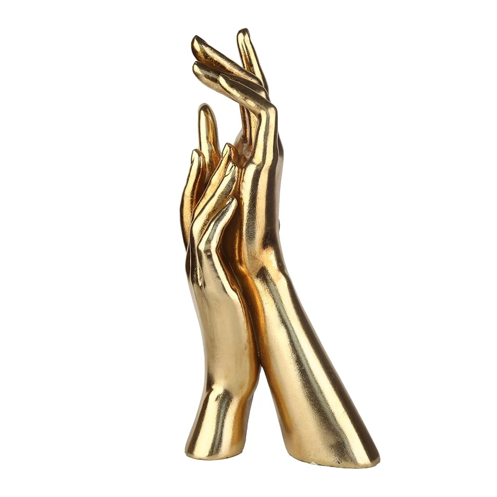 

B08B-арт из смолы «Золотые руки» для домашнего офиса, идеальный подарок на свадьбу и дружбу