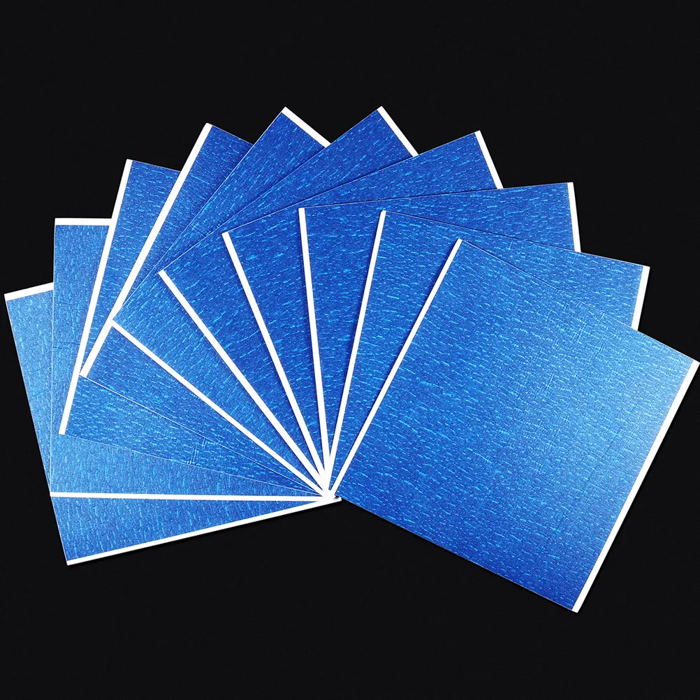 

12 Sheets Blue Tape 3D Printer Platform Sticker Heat Bed Premium High Temperature Tape Easy Apply Remove Printer