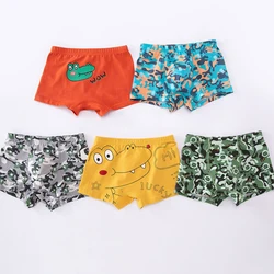 Children's underwear cotton boxer shorts for boys and teenagers boxer shorts 5-pack