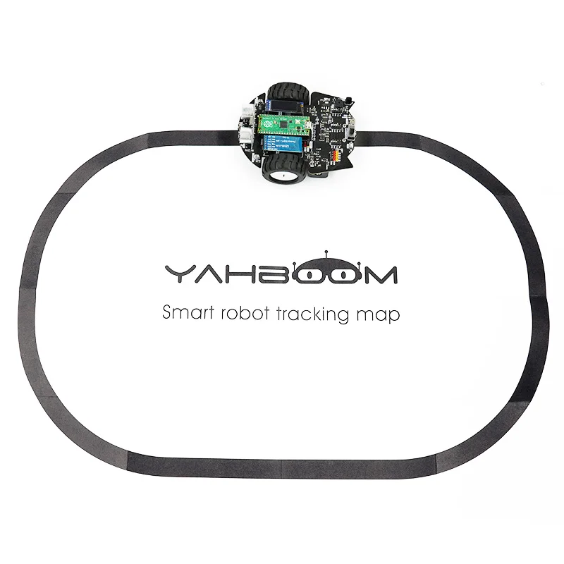 Yahboom Tracking Map Simple and Practical Ring-shape Design Suitable for Smart Arduino and Micro:bit Robot Car