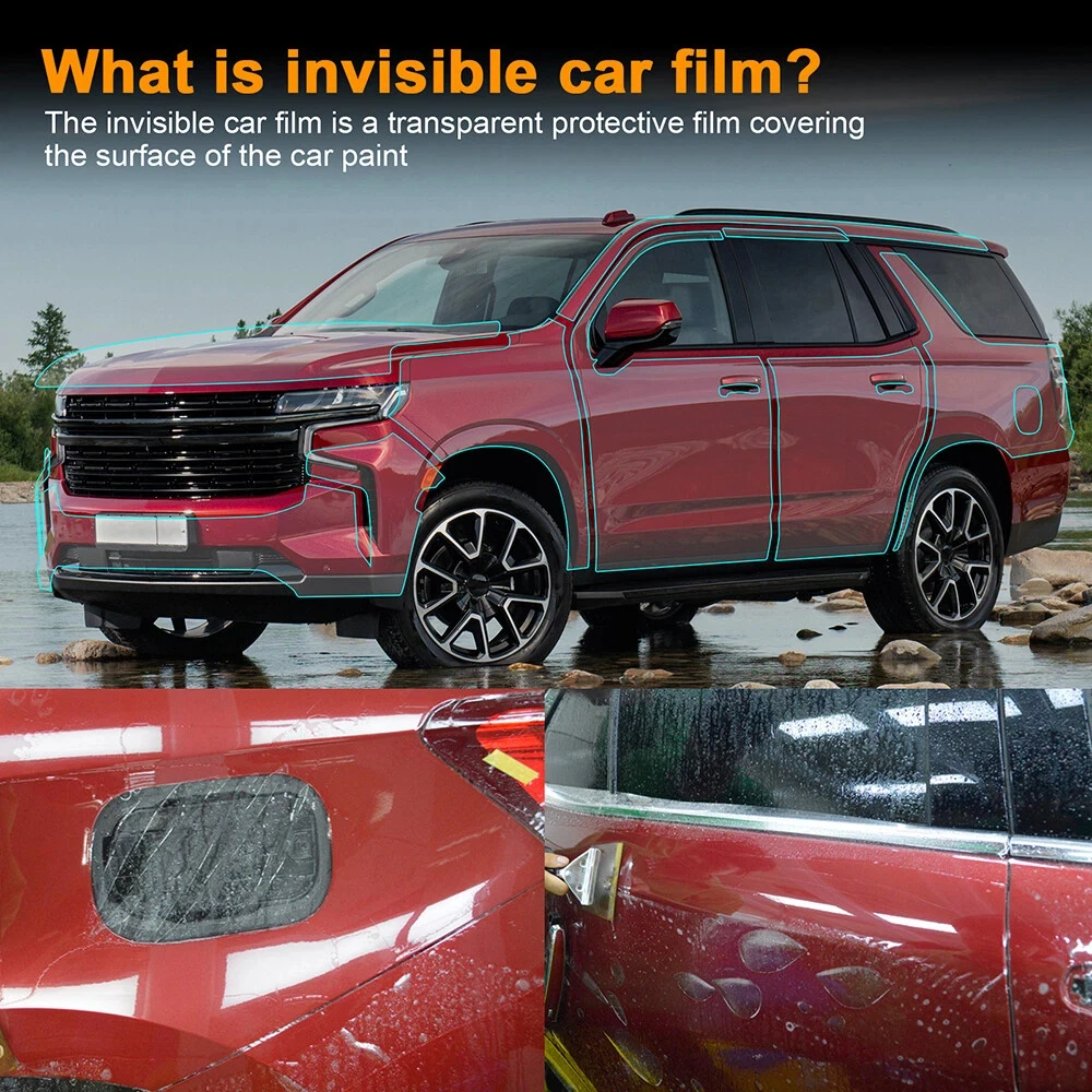 8.5Mil TPU Scratch-resistant Car Paint Protection Film For Chevrolet Tahoe 2021-UP Car Body Transparent Bra Per-cut PPF Kit