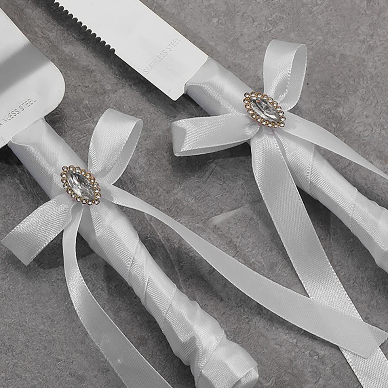 Juego de vajilla europea, regalo, herramientas para hornear pasteles de acero inoxidable, accesorios de escena de boda, recuerdos de boda.