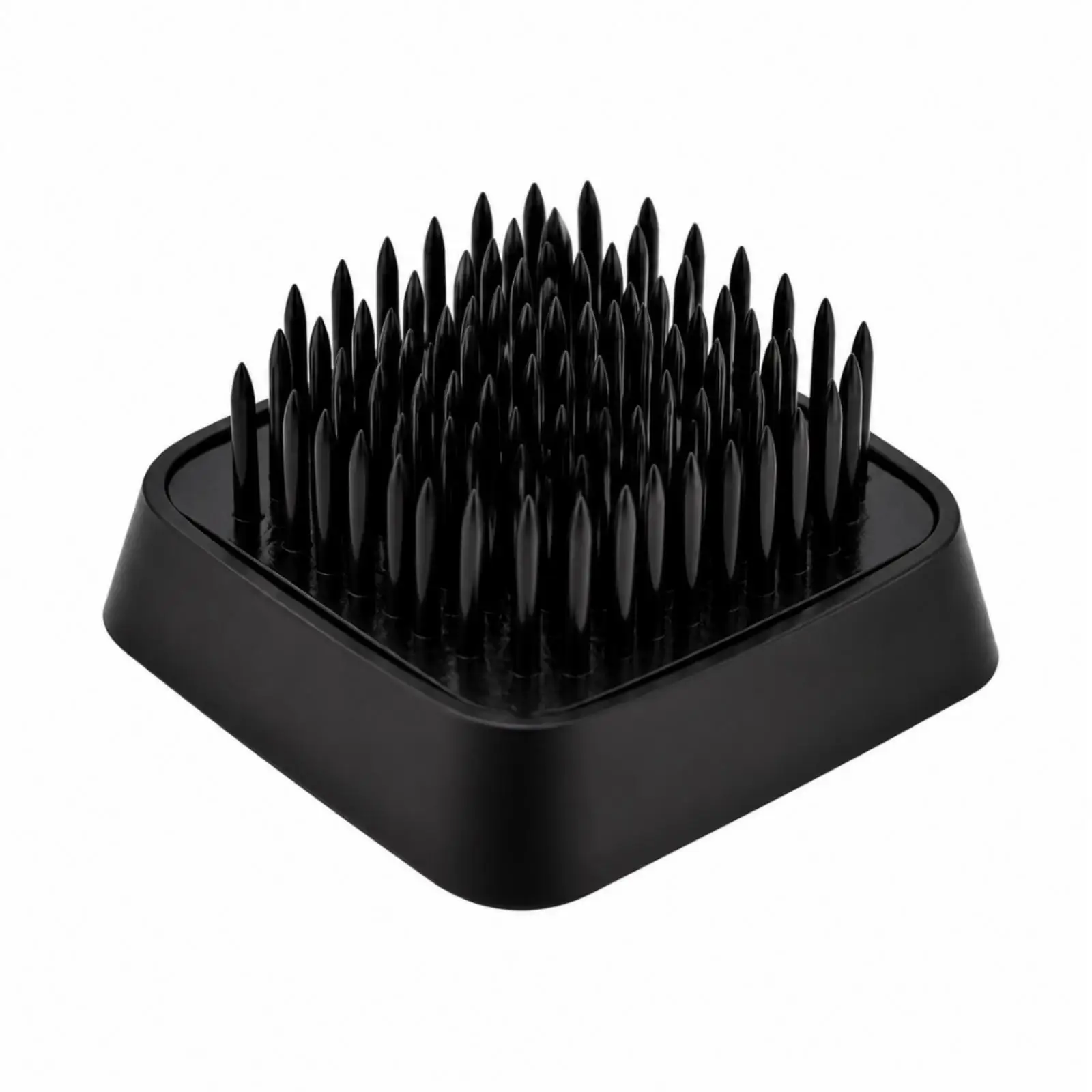 Compact Steel Pin Holder Frog for Flower Arrangement Square Base with Sharp Pins for Home Floral Projects