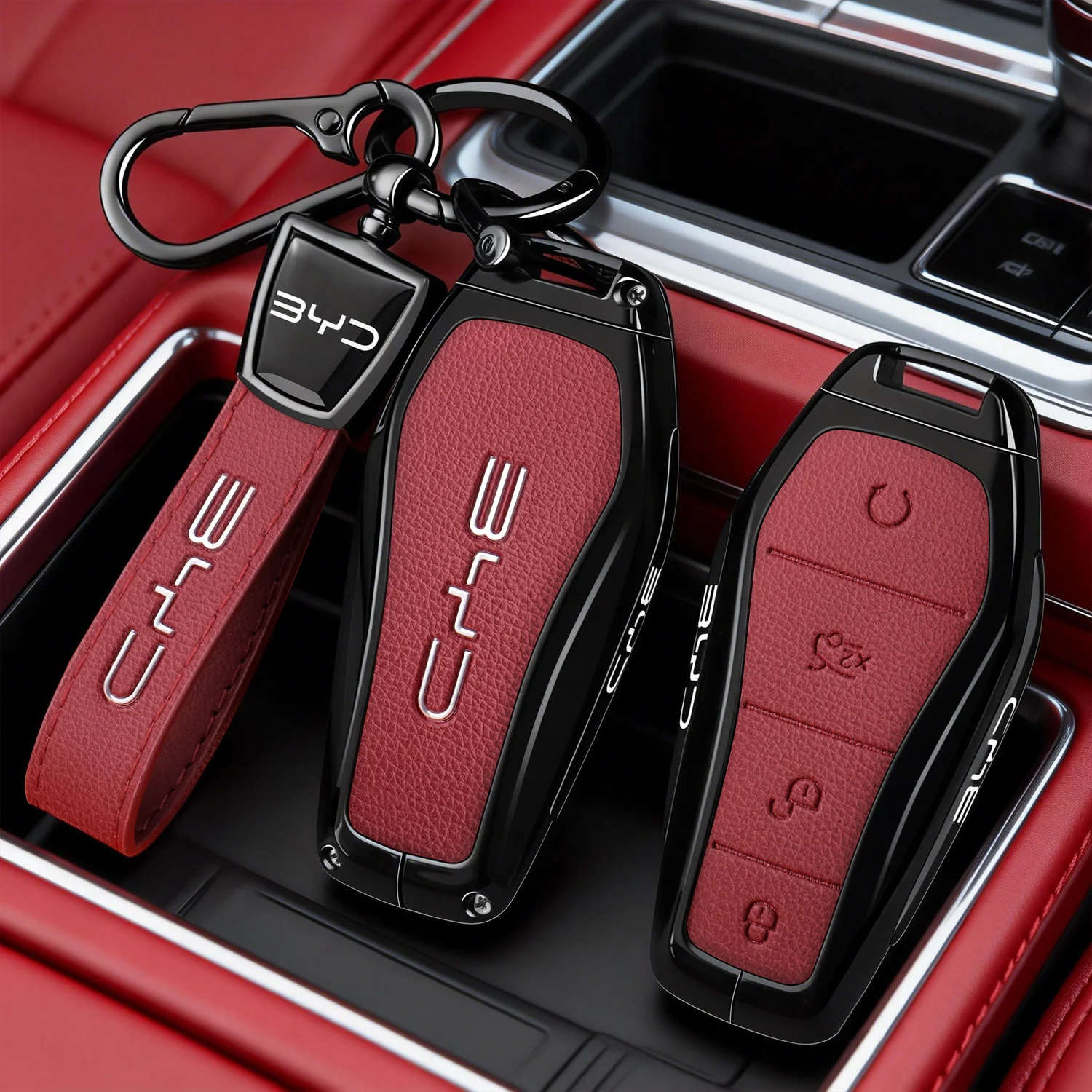 2026 New Full Coverage  Clip Car Key Cover for BYD Song L DMI 242526 Models Men's Women's Styles Available Premium Feel
