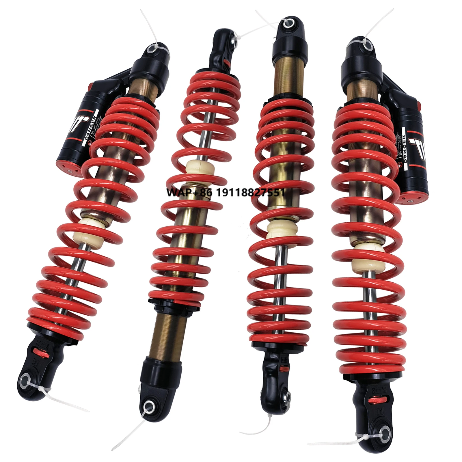 

4PC Front Rear Left Right Shock Absorber for 1000 OEM 17001020140 17001010120 ATV UTV Parts