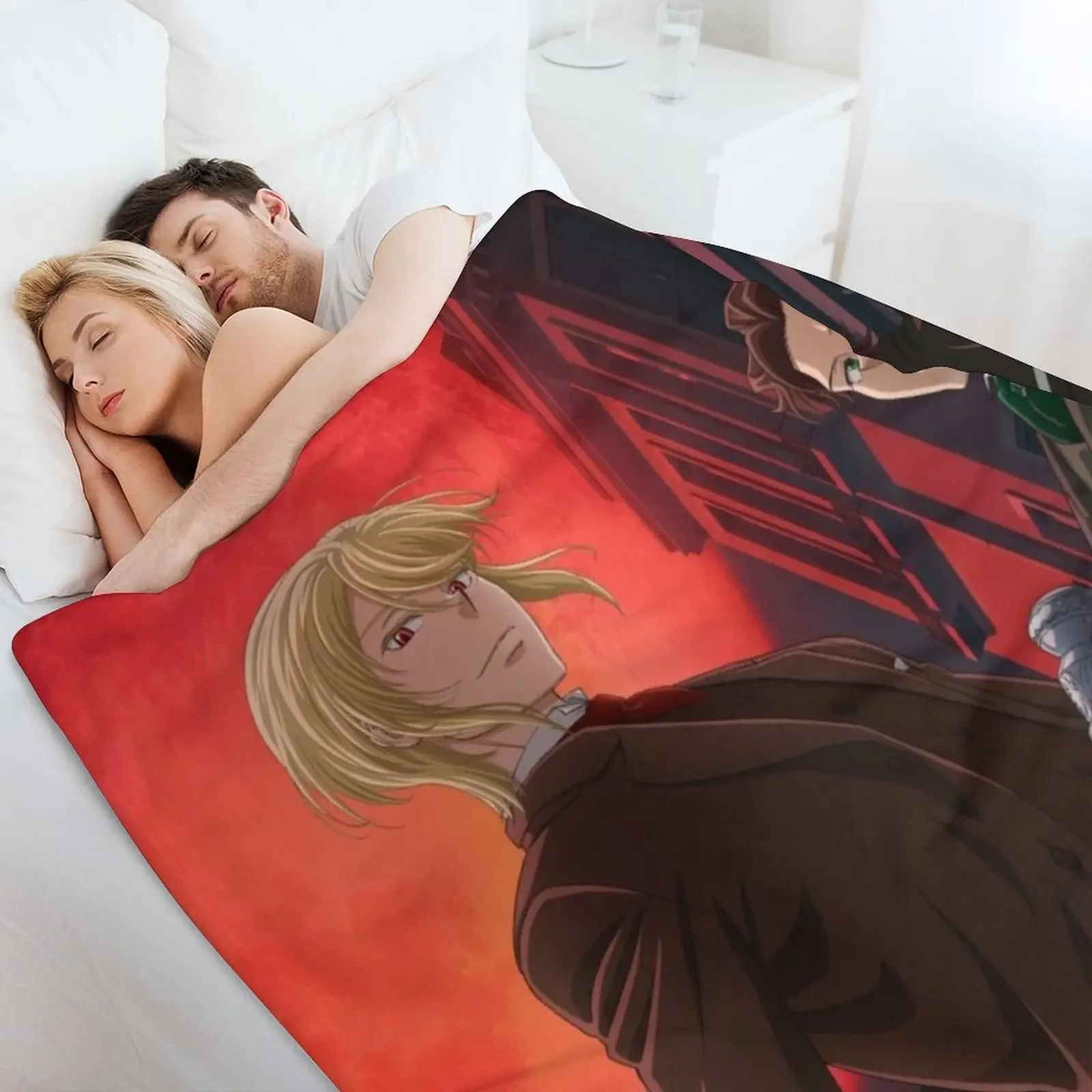 Moriarty the Patriot Anime Throw Blanket Moving For Baby christmas gifts Blankets