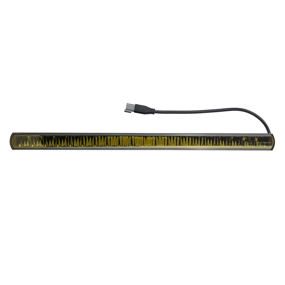 

SXMA LED6117 LED Work Light Bar yellow Amber Driving Lights Lamp, LED Auxiliary Lightbar 100w for Car Off Road Truck 4x4