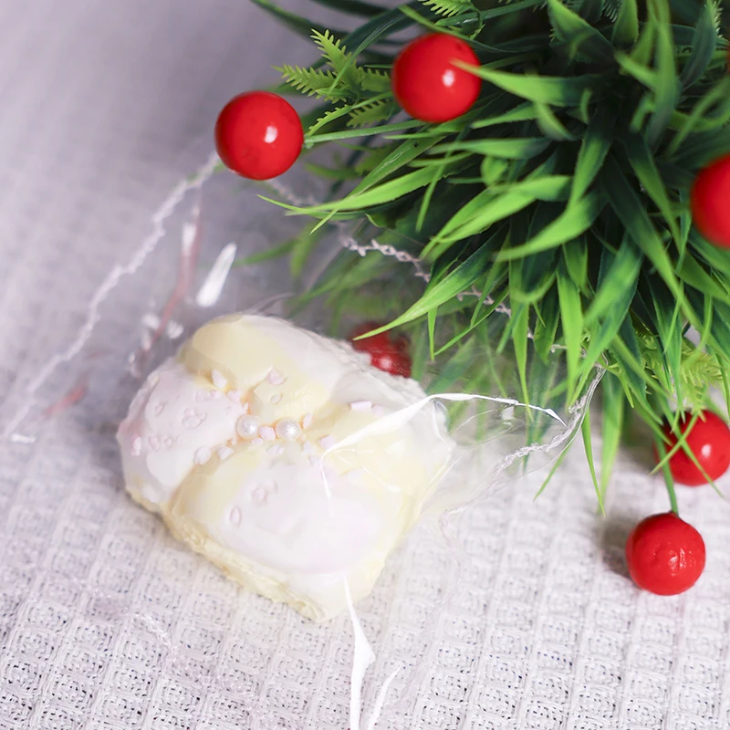 ZOCO ソフト手作りシリコンケーキ フィジェットトイ、ゆっくり戻る動きとストレス解消のための握り心地、クリスマスプレゼントに最適