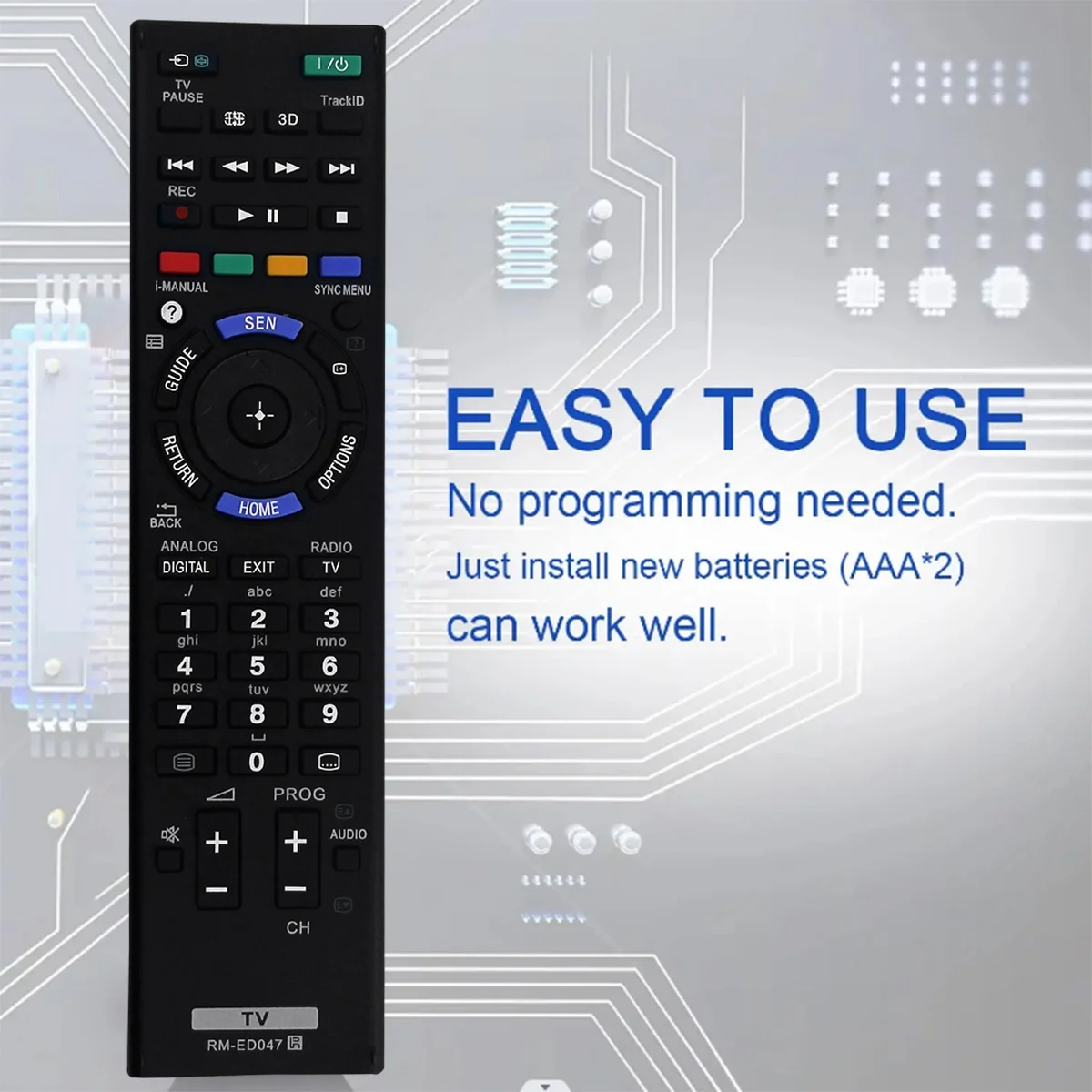 ريموت كنترول للتلفاز ، ريموت كنترول لبرافيا سوني kddl-22ex553 kddl-26ex553 kddl-32ex653 kddl-40ex650