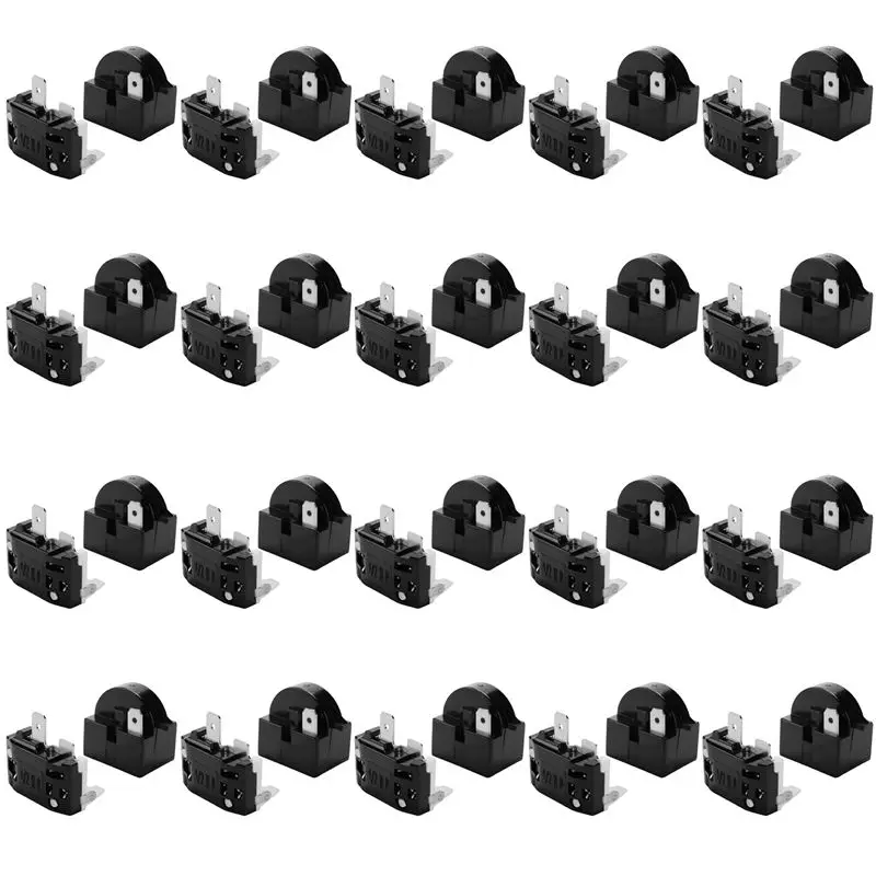 BAAJ-20X QP2-4.7 PTC Starter Relay 1 Pin Refrigerator Starter Relay And 6750C-0005P Refrigerator Overload Protector