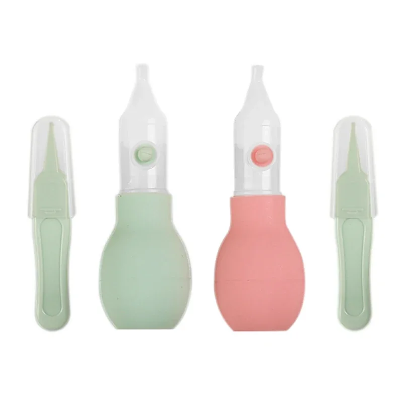 Baby Silicone Nasal Aspirator Suction Baby Safety Nose Cleaner Newborn Infantil Sanitation Nasal Dischenge Patency Tool