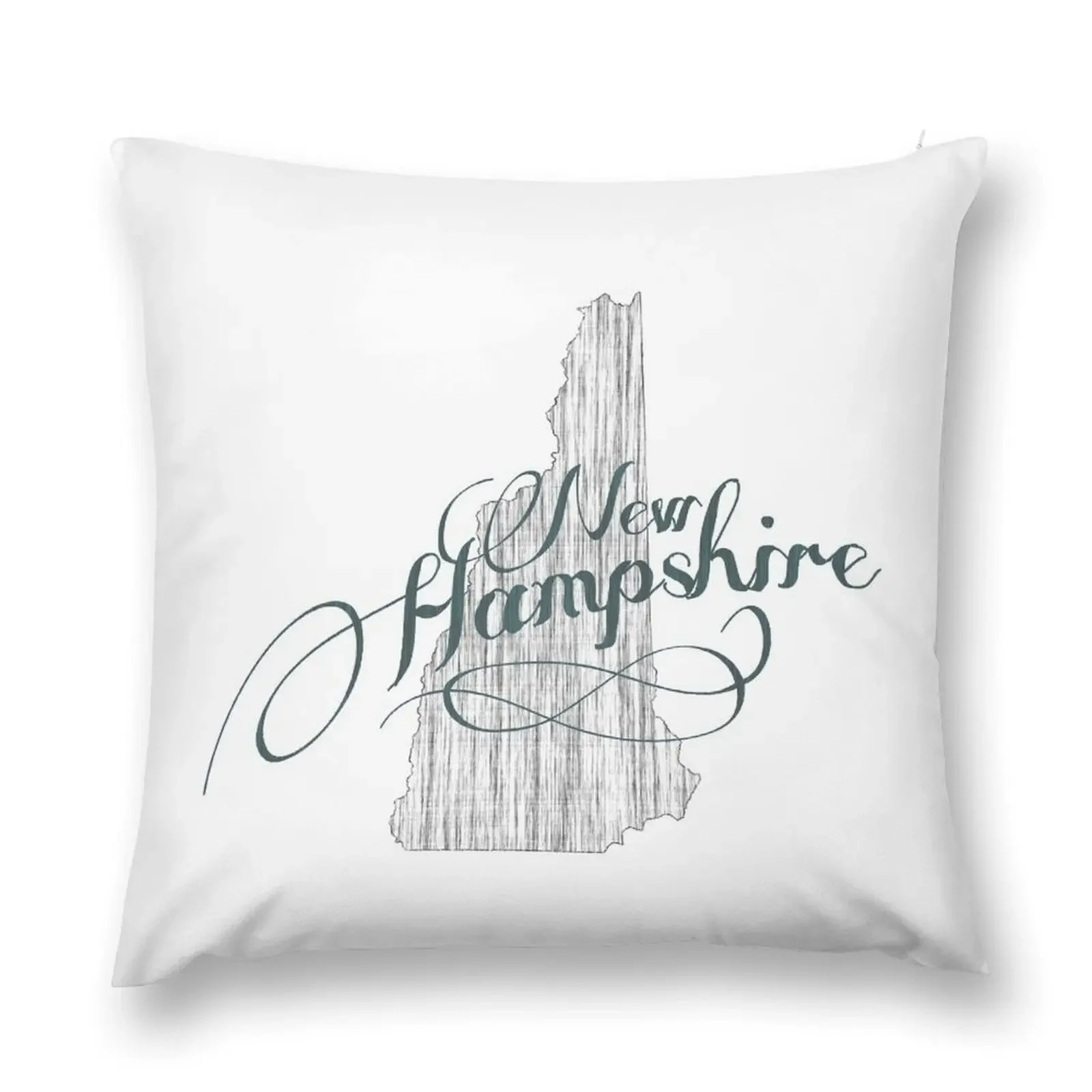 New Hampshire State Typography Throw Pillow christmas pillow case Cushion Cover Set Decorative Pillow Covers For Sofa