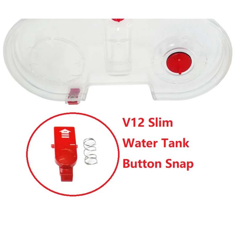 Water Tank Plug+Water Tank Button Snap With Spring For Dyson V12 Slim Vacuum Cleaner Replacement Parts