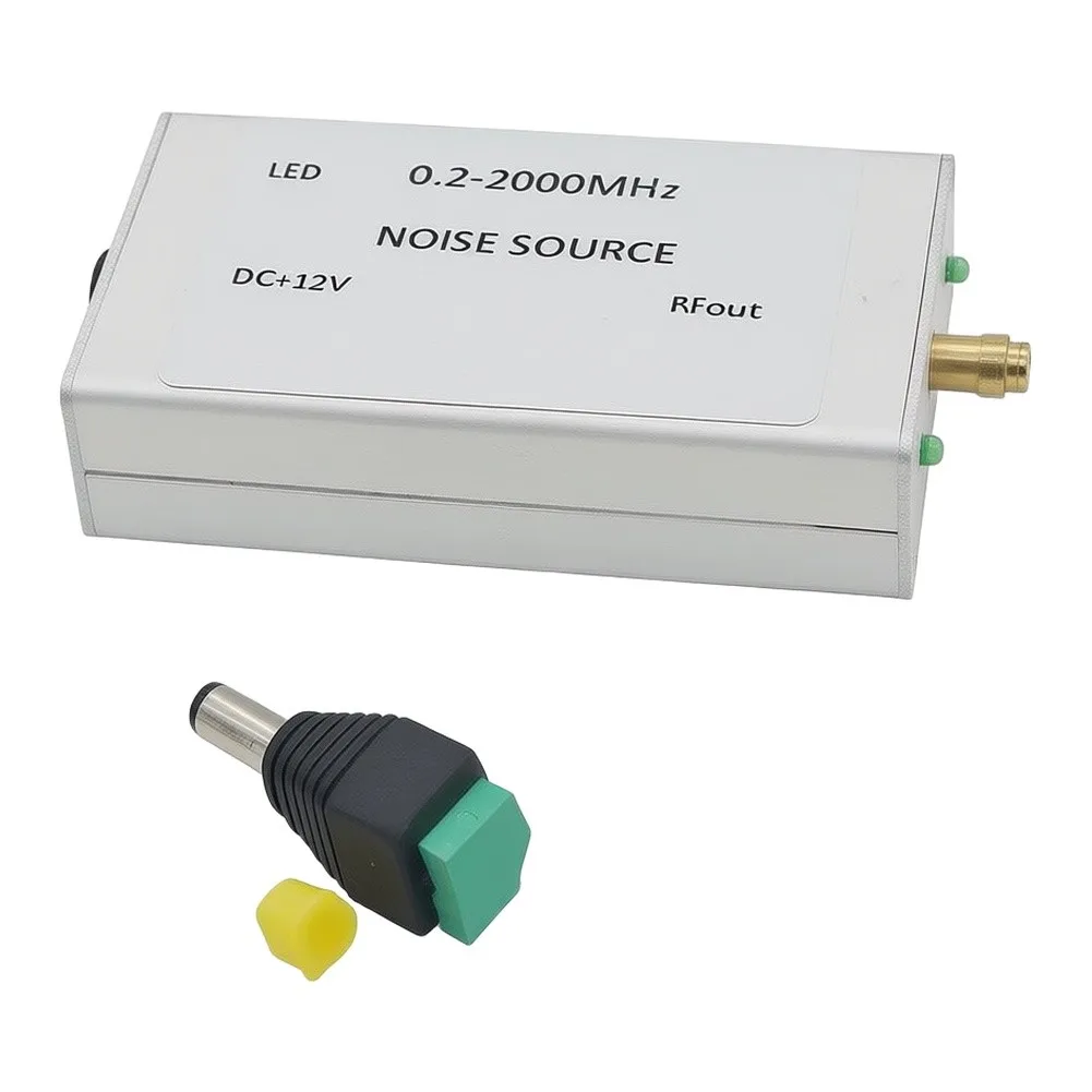 Noise Signal Generator with Flat for spectrum Output 0 2 2000M for RF Engineers and for spectrum Analysis with 12V Power Input