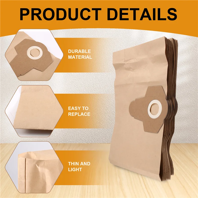 A88M متوافق مع Oushen المكانس الكهربائية كيس ورقي كيس الغبار الملحقات كيس النفايات