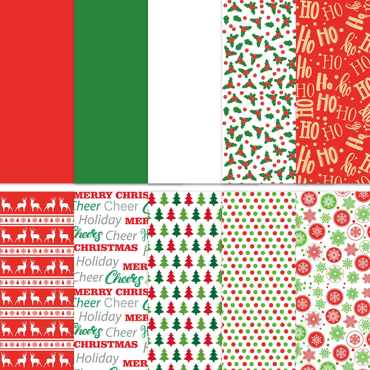 

Vintage Santa Wrapping Paper Christmas Tissue Flower Wraps Party Favors Wrappers Gift