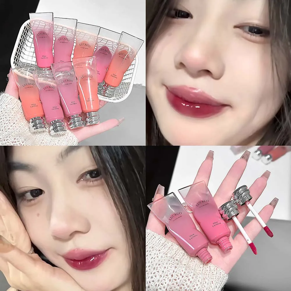 Water Plump Glaze Lip Gloss Moisturizing Mirror Finish Non Sticky_voghion.com