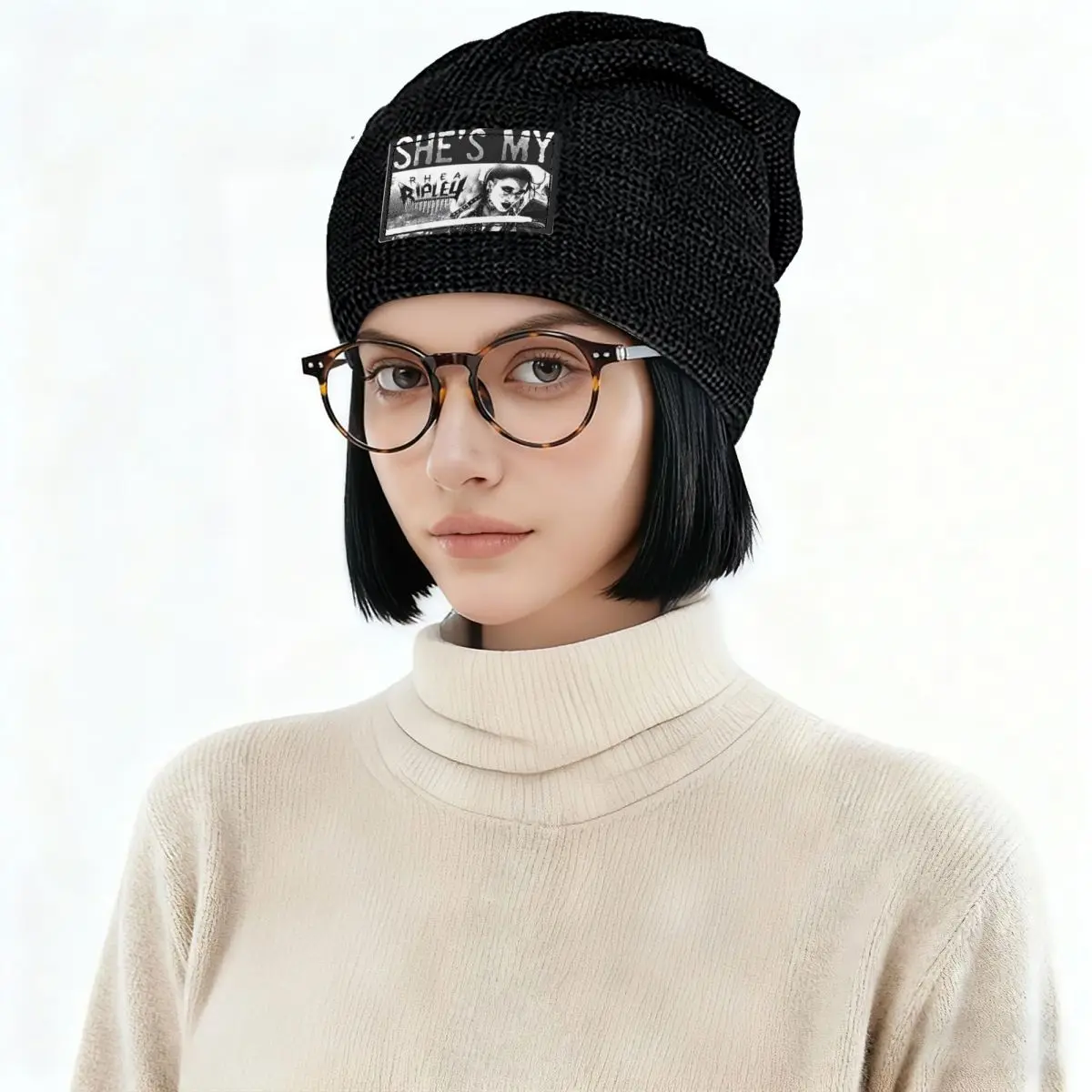 She Is My Mami! Rhea Ripley Bootleg Wrestler Warm Fleece-Lined Cap Hip Hop Bonnet Hat Autumn Winter Outdoor Beanies Hats