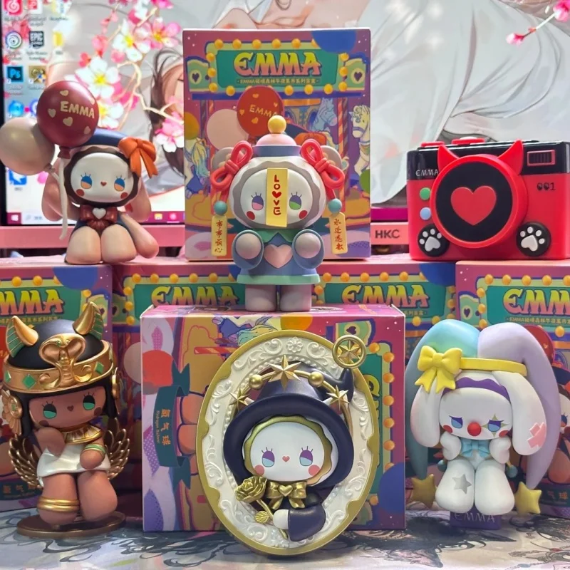 جديد الأصلي إيما سيكريت فورست منتصف الليل السوق صندوق أعمى الزينة موضة اللعب دمية نموذج الجدول الديكور لعبة إبداعية الهدايا