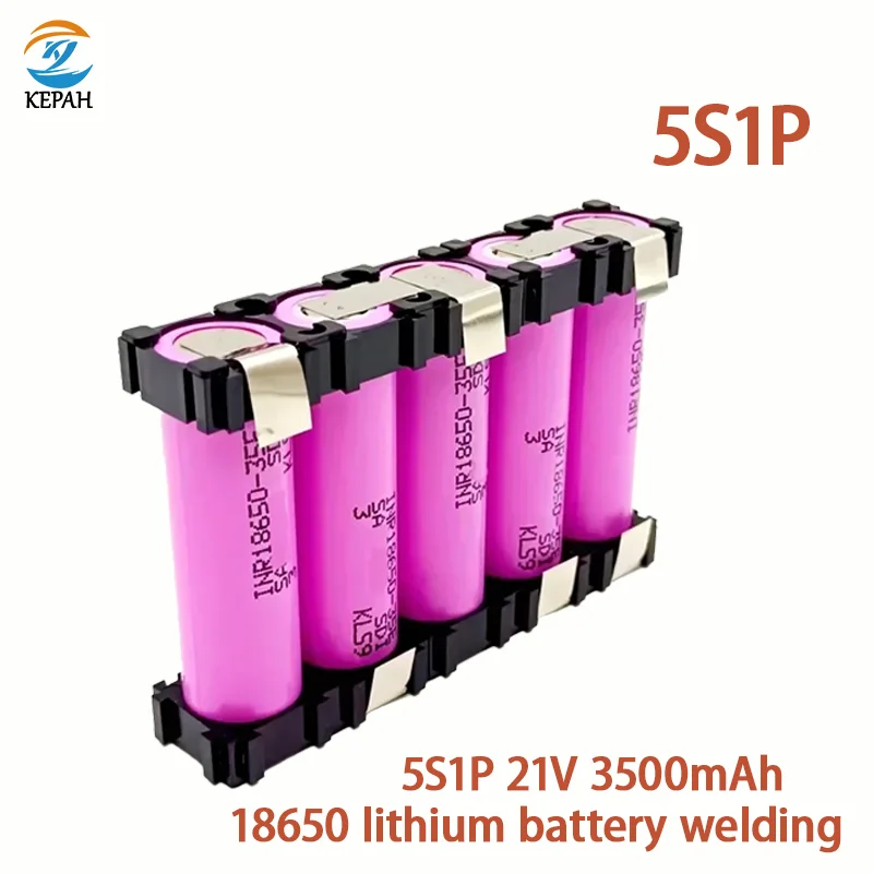 šroubováková baterie, svářečská baterie 18650 35E, 3500 mAh/7000 mAh, 2S, 3S, 4S, 5S, 6S, 1P, 2P, 8,4 V, 12,6 V, 16,8 V, 21 V, 25,2 V - náhled 6
