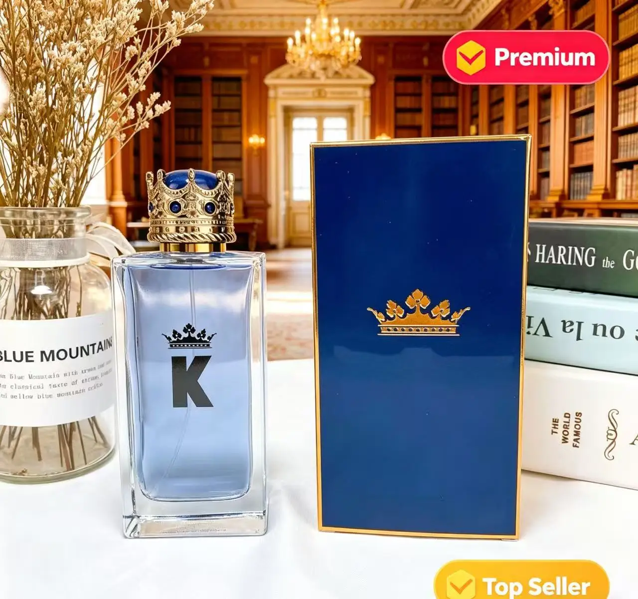 

Парфюм-спрей Hor Brand 100 мл Classic Charm унисекс, с ароматом сине-белого фарфора Yilan, премиум-класса, стойкий, универсальный аромат для тела