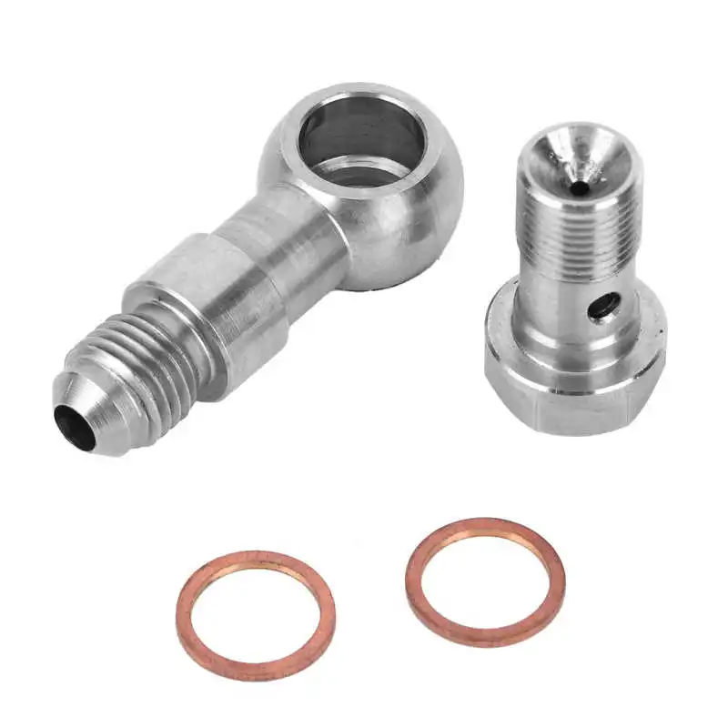 M11x1,0 a 4AN Turbo alimentación de aceite 1,0mm limitador ajuste de acero suave para Garrett GT25R GT28R GT30R GT35R
